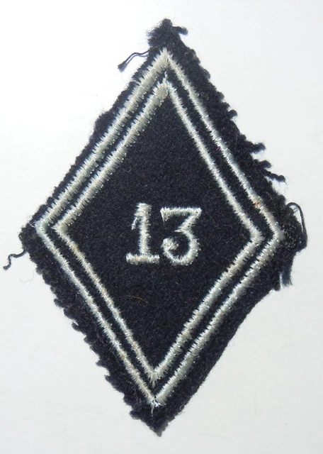 Insigne Losange Tissu 5e RD Rgt Dragons - Patch Cavalerie ABC Modèle 1945
