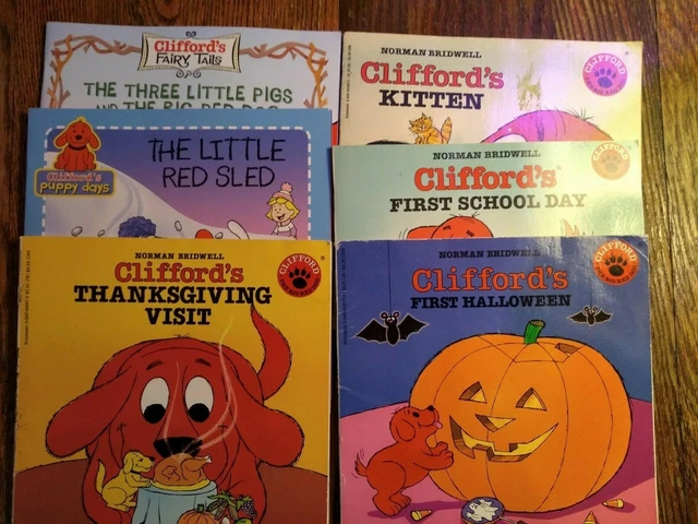 LOT 6 CLIFFORD Big Red Dog Childrens Picture Early Reading Books Norman LOT 6 CLIFFORD Big Red Dog Childrens Picture Early Reading Books Norman