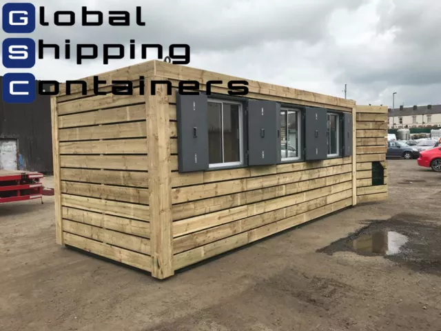 20ft x 8ft Cladded Office, Workshop, Shipping Container (London Area)