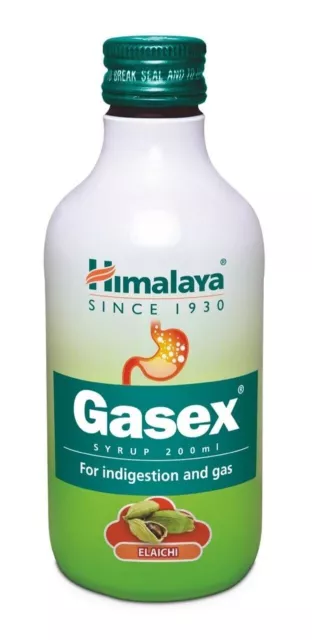 Sirop Himalaya Gasex avec saveur Elaichi (200 ml) pour le bien-être digestif