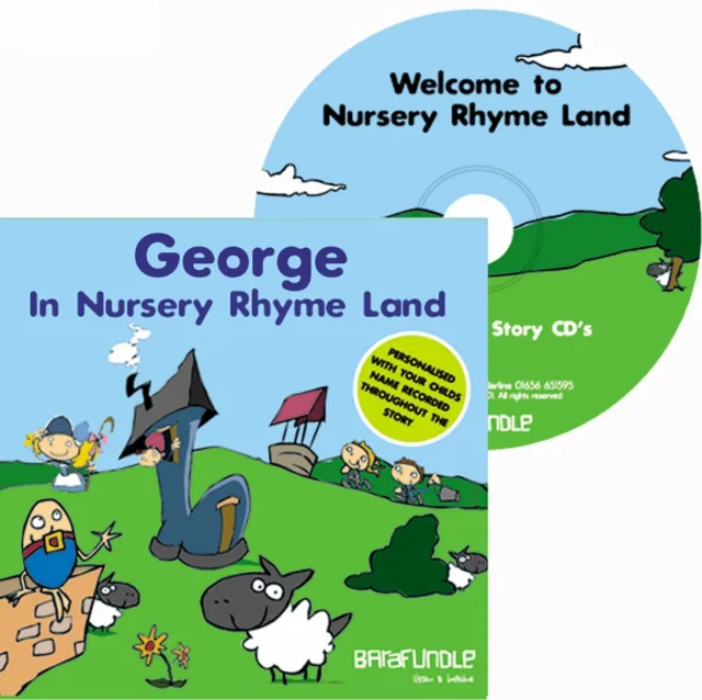 George In Nursery Rhyme Land - CD de historia personalizada