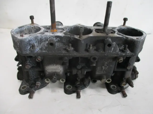 ONE Porsche Weber 40 IDA 3C1  W/ Fire Damage Sold as is For Parts or Repair USED