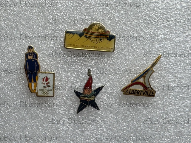 Lot De 10 Pin's Parcours De La Flamme Olympique - Jeux Olympiques Albertville 92
