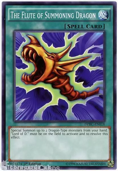 DPBC-EN018 The Flute of Summoning Dragon 1st edition Mint YuGiOh Card