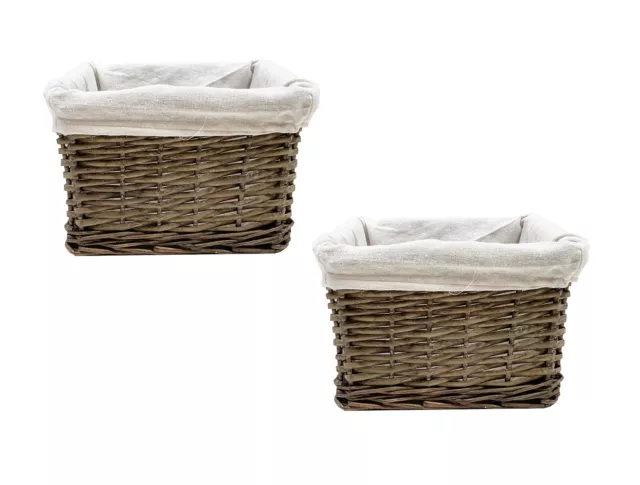 Xmas Hamper Basket Large Big Deep Wider Wicker Storage Kitchen Toy Log Laundry