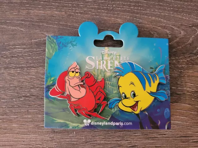 Disney - La petite sirène : Pin's Ariel et Sebastien OE