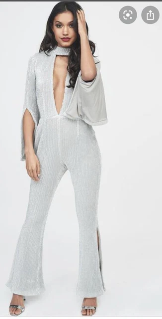 Lavish alice sequin jumpsuit discount