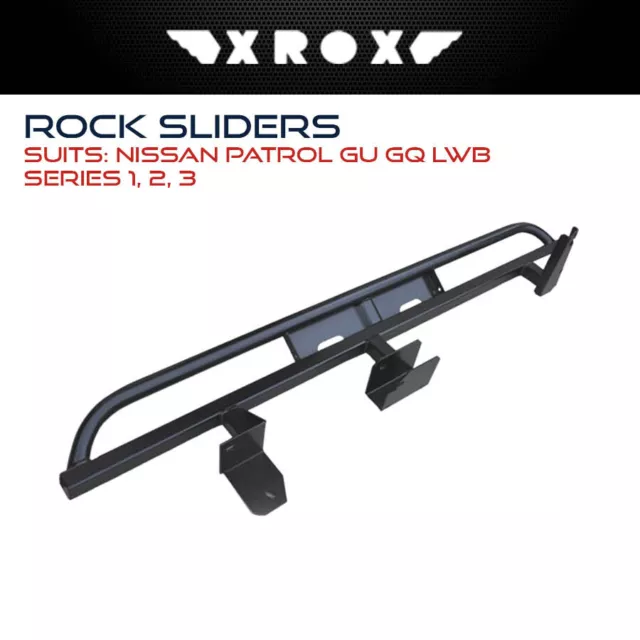 XROX Rock Sliders Nissan Patrol GU GQ LWB Series 123 4x4 4WD Offroad Accessories