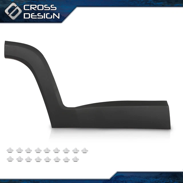 Rear Right Door Lower Molding Trim Panel For Lexus RX 2016-2022 - Black, Part #75075-0E100