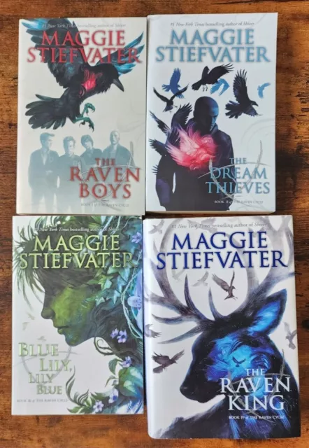 Raven Cycle Series Collection 4 Books Set By Maggie Stiefvater FIRST EDITION