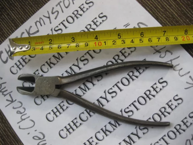 VINTAGE Kraeuter USA No. 4501 7"Kraeuter INDUSTRIAL Diagonal Side Cutting Pliers