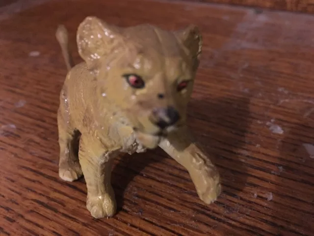 AAA VINTAGE LION Cub mod le Standing Jouet Figurine R plique Patte