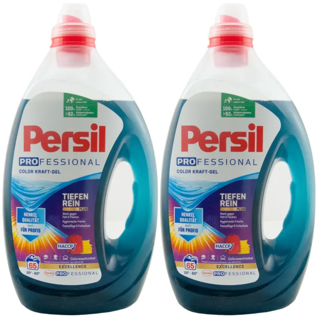 Persil Professional Color Kraft-Gel 2 X 3,25L=130WL 20° -60° Fluid Detergent