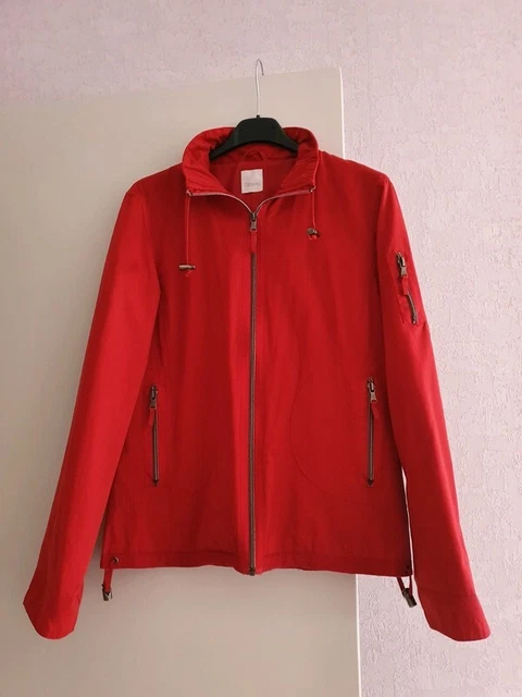 Veste Camaïeu Marron Imperméable Taille 38, Avec Capuche Amovible - Occasion Très Bon état