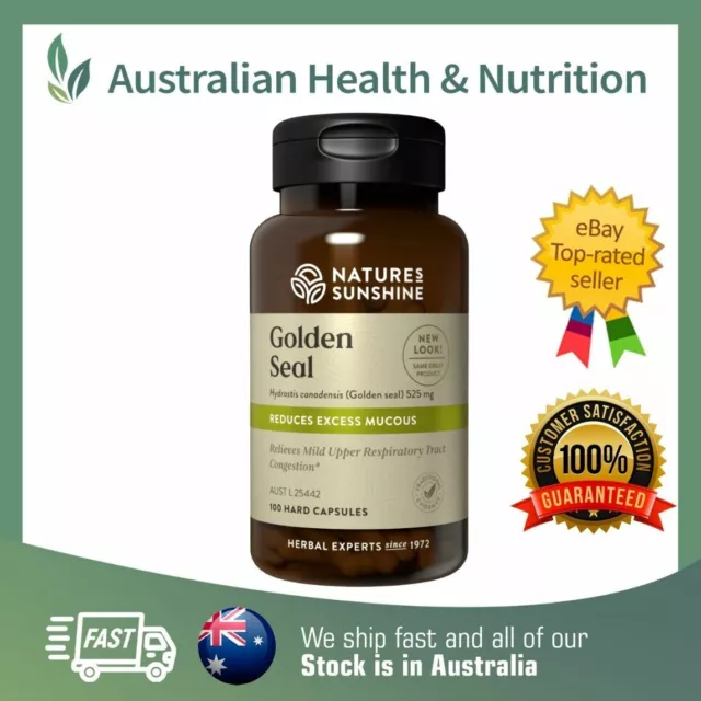 Nature's Sunshine Golden Seal 100C // Immune Health + Free Same Day Shipping