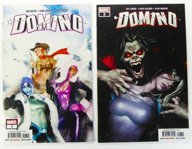 Marvel DOMINO (2018) #7-8 Gan Hyuk LIM Cover Lot MORBIUS VF/NM to NM Ships FREE!