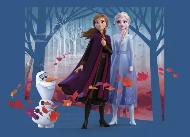 Da Ragazza Camera Foto Carta da Parati Disney Frozen Murale 160x110cm Olaf Elsa