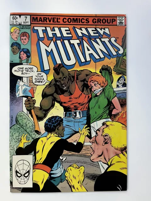 The New Mutants #7,  Vol. 1 (1983-1991) Marvel Comics Comic Book X-men