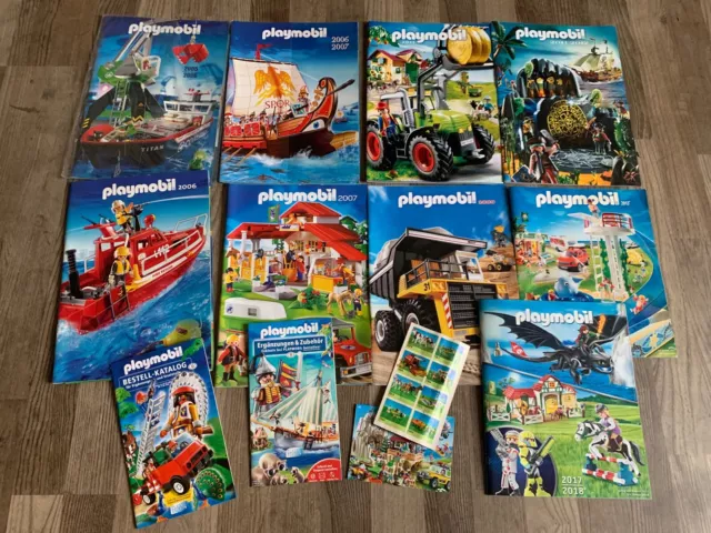 Playmobil Kataloge Zeitschriften Hefte aus Sammlungsauflösung