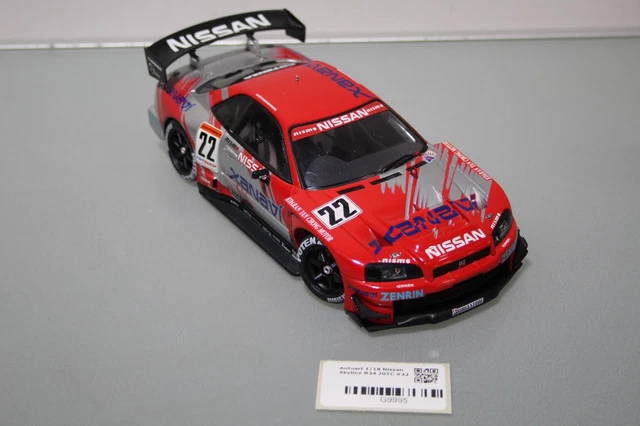 Autoart 1/18 Nissan Skyline GT-R34 JGTC 2002 Calsonic #12 – Modèle De Collection
