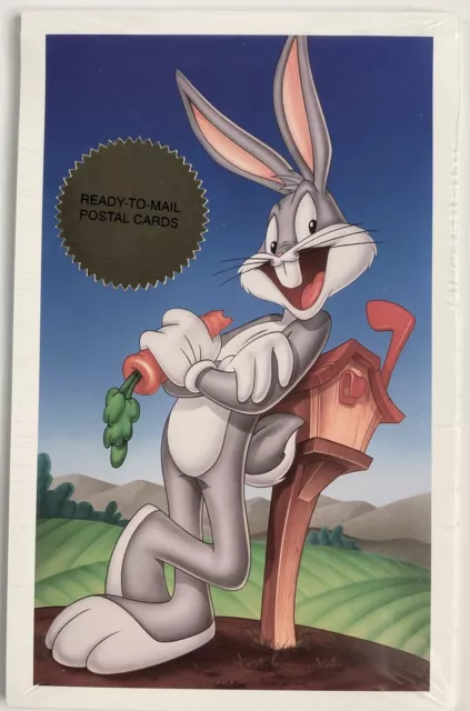 Bugs Bunny U.S: #UX251a Postal Cards, Book of 10 in orig. USPS Package Unopened