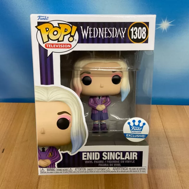 Pop ENID SINCLAIR #1308 NIB Funko Exclusive WEDNESDAY W/Soft Protector MINT