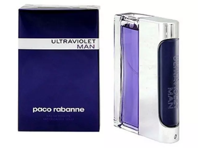 ULTRAVIOLET by Paco Rabanne  for Men 3.3 / 3.4 oz EDT Cologne Spray NEW in BOX