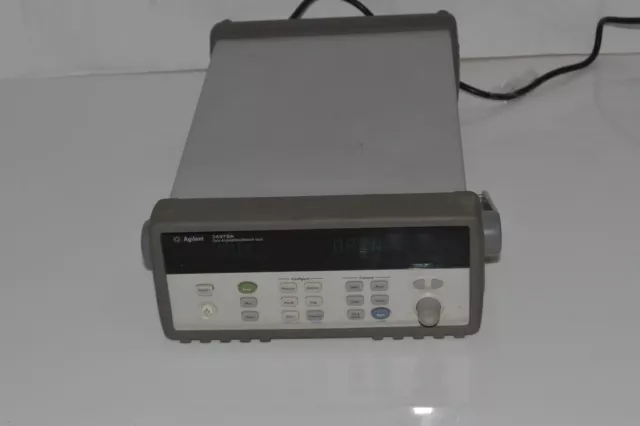 ^^ AGILENT MODEL # 34970A DATA ACQUISITION SYSTEM w/ 34901A MODULE (EPC46)