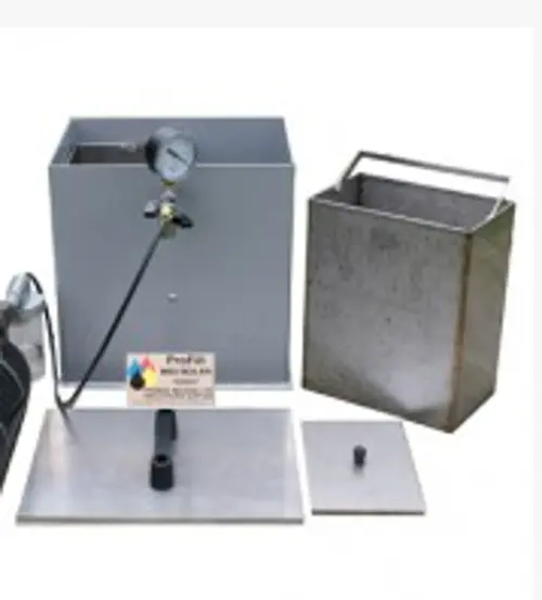 Vacuum Chamber Stainless Steel  - Degassing, Encapsulation, Ink Cartridge Clean