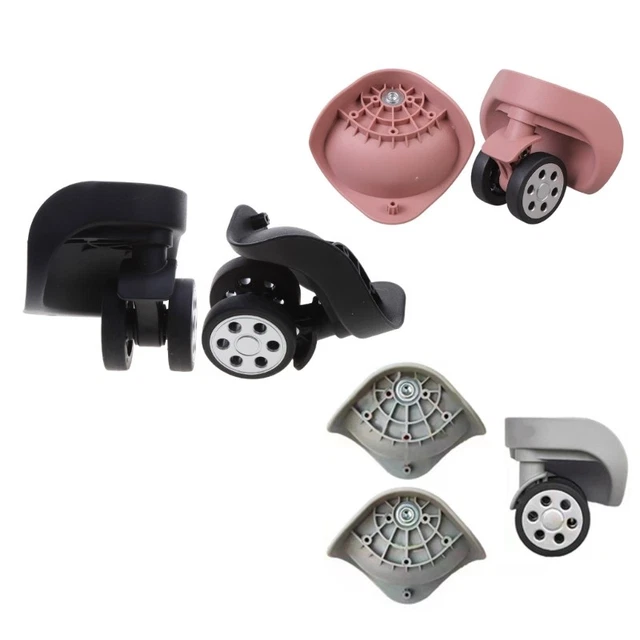 Trolley Wheel Components TROLLEY CASE LUGGAGE Wheel Left & Right Luggage Swivel Replacement ...
