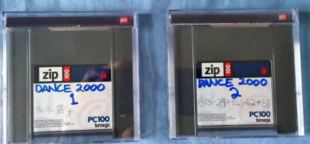 EMU Dance 2000 sample collection on ZIP100 disks