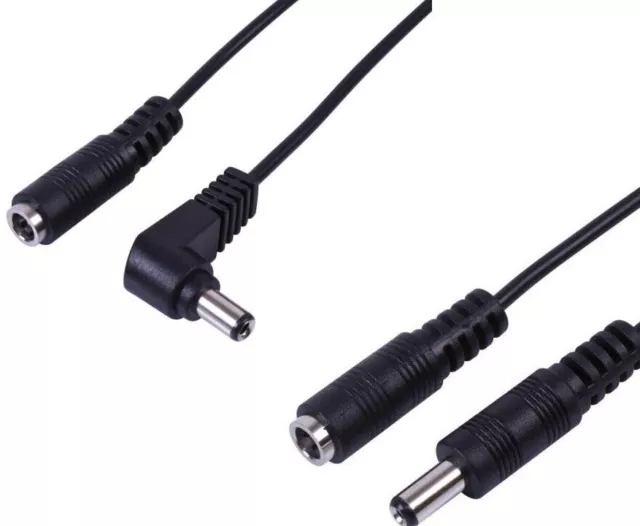 12v CCTV Power Extension Cable for  DC Supply 2.1mm / 2.5mm x 5.5mm 1m - 10m