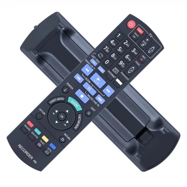 Ergonomic Remote Control N2QAYB001077 for DMRHWT260 DMRHWT260GN DVD Players 3