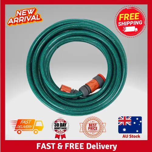 10M Garden Hose Pipe Multi Purpose Outdoor Hosepipe - Heavy Duty Reinforced