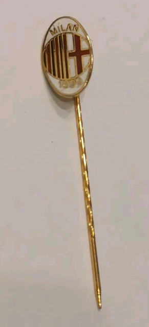 Spilla Pins Sportiva Squadra di Calcio Vintage Smaltata - A.C. Milan