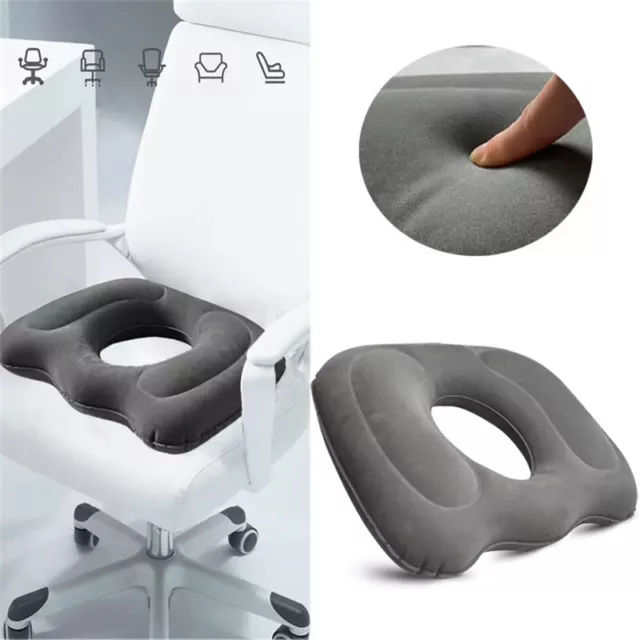 Donut Ring Inflatable Memory Seat Pain Cushion Bolster Relief Coccyx Pain Care