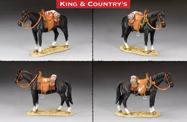 King and (&) Country figurine - CD036 The Standing 'Black' Horse