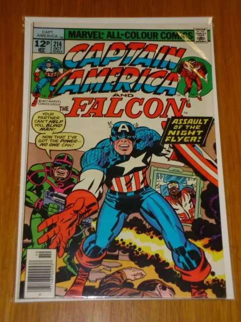 Captain America #214 Marvel Comic Near Mint Kirby October 1977
