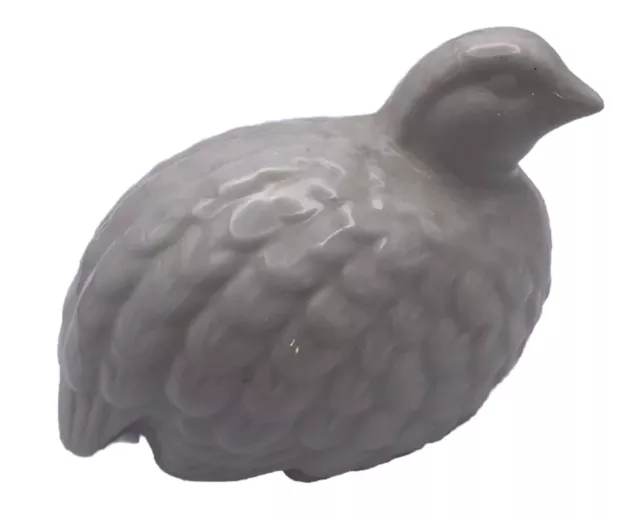 VTG Small Vintage  Partridge or Quail Porcelain White Bird Made in Japan