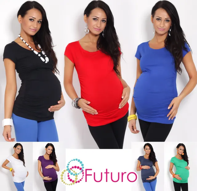 Túnica para mujer de maternidad manga corta cuello talla 8-18 5010