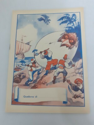 Quaderno Vintage SINDBAD IL MARINAIO Nuovo Cisa Roma 