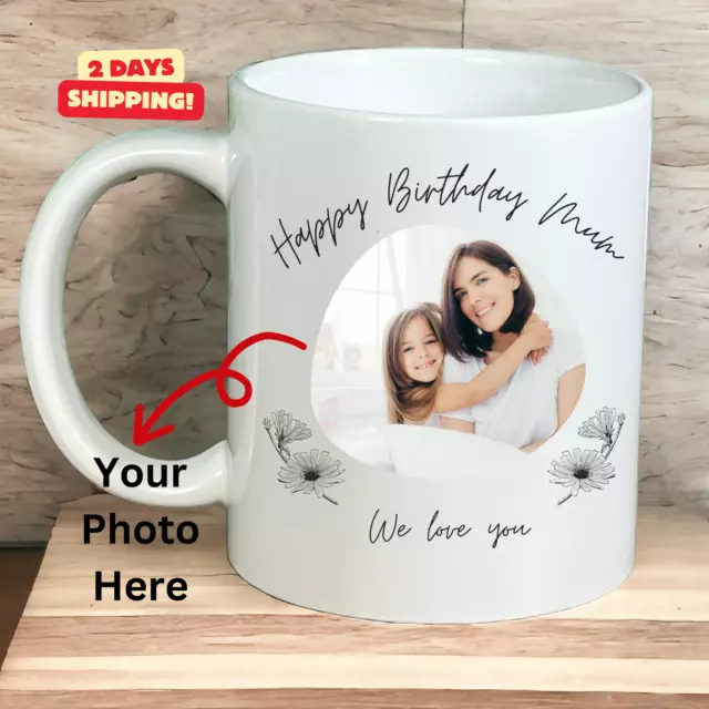 Customized Birthday Mug, Personalized Gift for Friend, Personalized Mug Design,