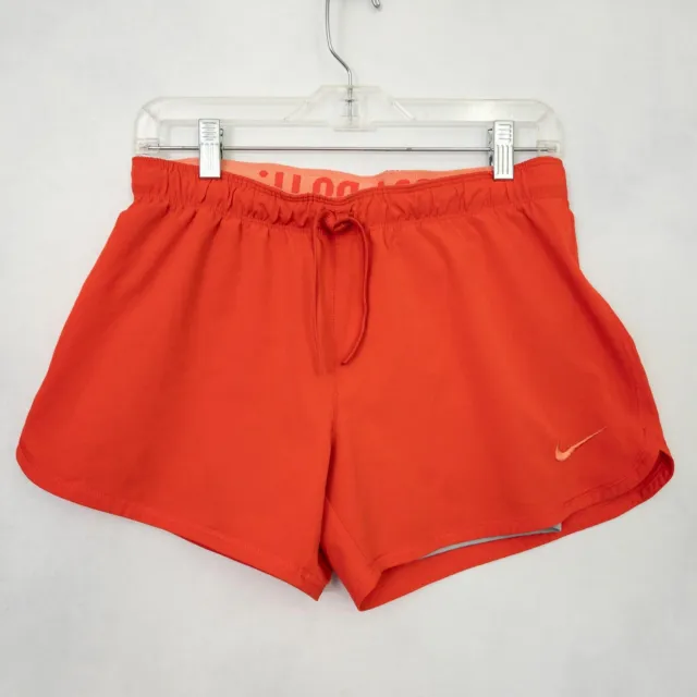 Nike Phantom Running Training Shorts Drawsting Daring Red Womens Size Small S