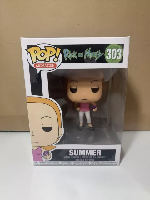 Summer The Rick and Morty TV Show POP! Animation #303 Vinyl Figur Funko