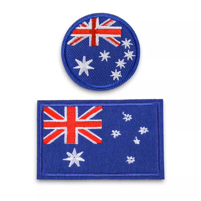 Australian Aussie Australia FLAG Embroidered Sew On / Iron On Patch Badge Fabric 2