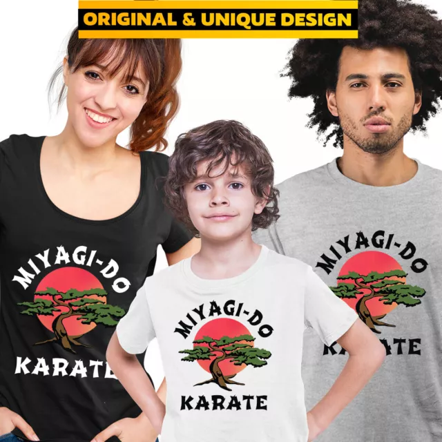Karate Kid T-Shirt MIYAGI - DO Movie Daniel Cobra Kai TV 80  Retro Gift TEE UK