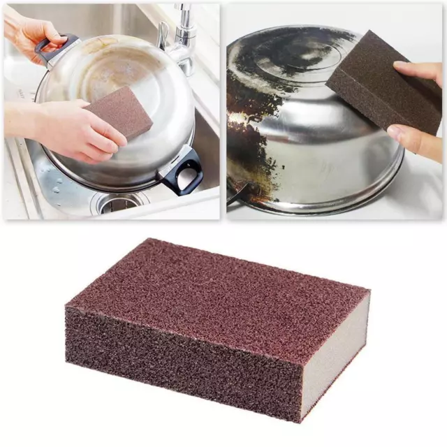 Magic Cleaning Sponge Carborundum Eraser Kitchen Pot Sponge Emery Nano K5D5