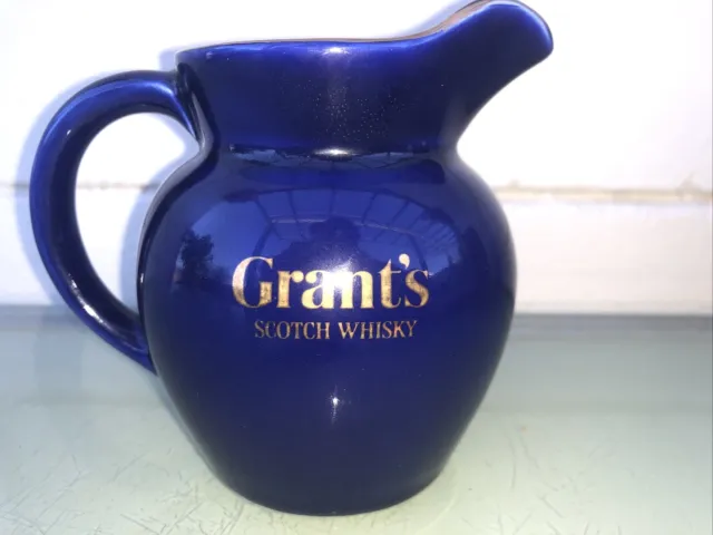 Vintage Grants Scotch Whisky Ceramic Water Jug