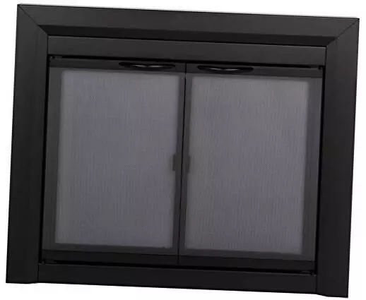 Carlisle Fireplace Glass Door (CL-3001) Medium Black