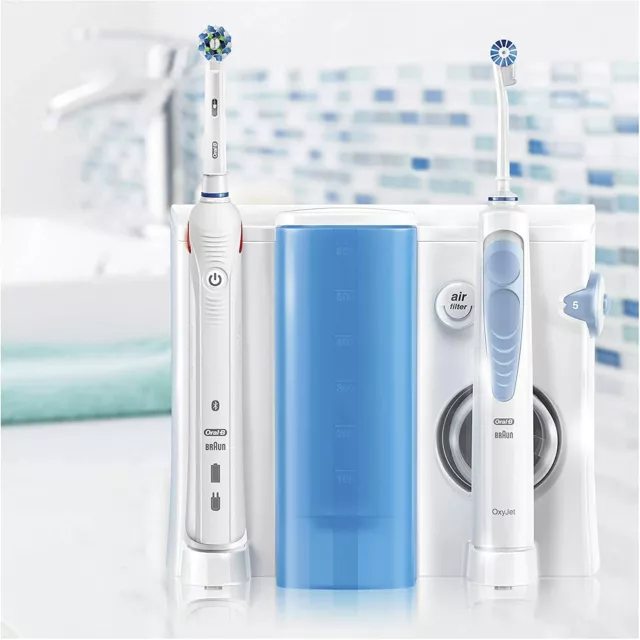 Oral-B Mundpflege-Center, SMART 5000 Elektrische Zahnbürste + OxyJet Munddusche 2